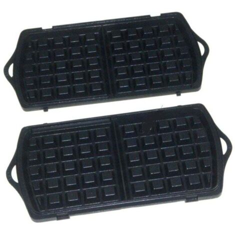 Plaque à gaufre pour gaufrier Moulinex – Compatible avec modèles TS-01035830, SW611812BU, SW611512BU – Gaufres croustillantes et moelleuses