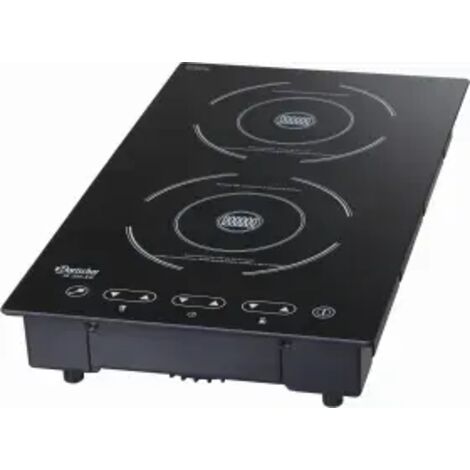 Plaque à induction encastrable - 3 kW - L 290 x P 510 mm - Bartscher