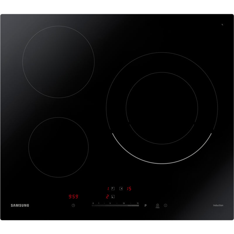 Samsung - NZ63R3727BK Noir Intégré 59 cm Plaque avec zone à induction 3 zone(s) Samsung - NZ63R3727BK Noir Intégré 59 cm Plaque avec zone à induction 3 zone(s)
