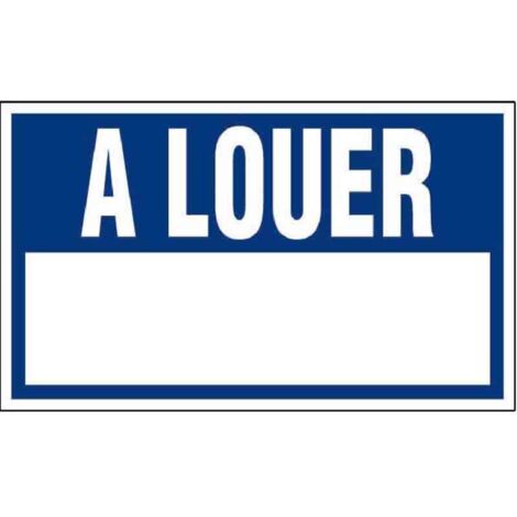 Plaque À Louer En Plastique