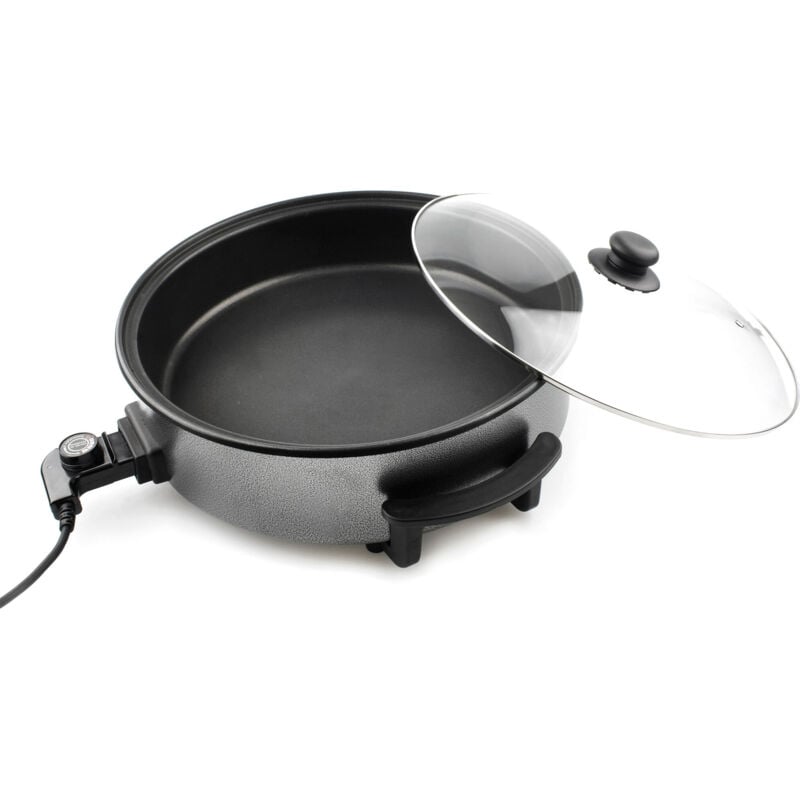 Alfa - Plaque à pizza antiadhésive 40x9cm 1500w küken