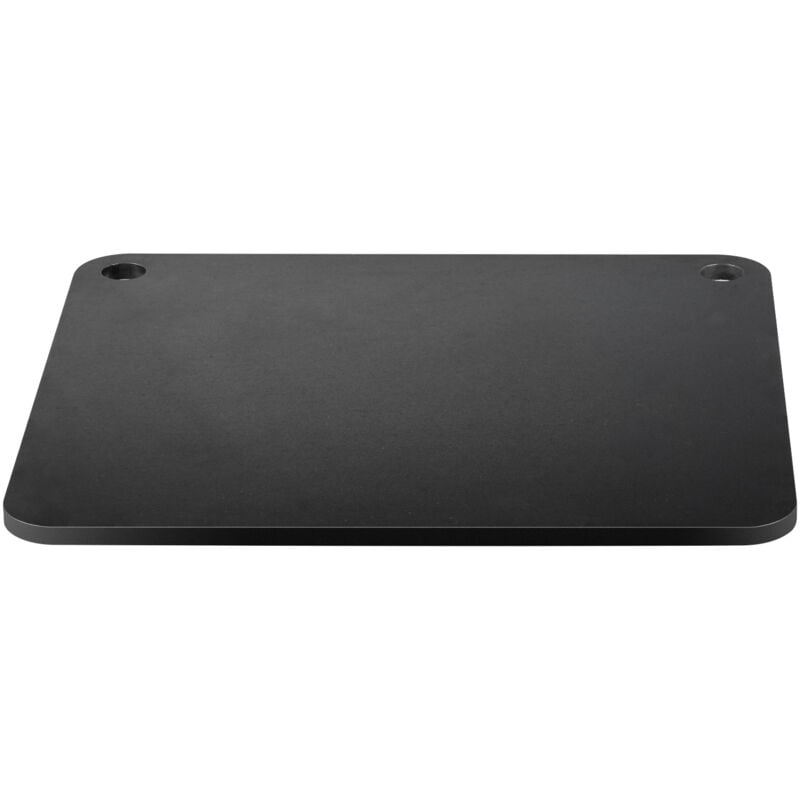 Mophorn - Plaque à pizza en acier 16' x 14,5' x 3/8', plaque en acier au carbone pré-assaisonnée, conductivité 20X, pour four, gril, plaque à pizza