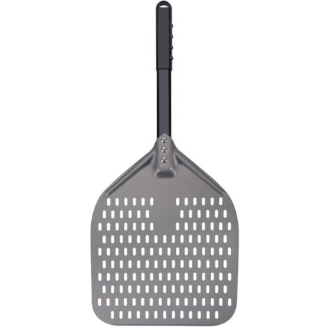 Plaque à pizza perforée en aluminium anodisé dur, 30 cm, résistante aux hautes températures – idéale pour la cuisson maison de pizzas, pains et pâtisseries au four