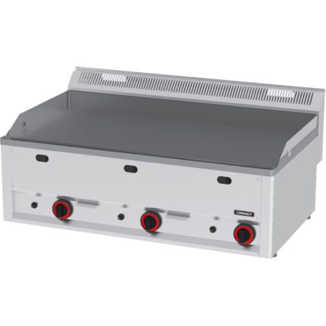 Plaque à snacker gaz - Fonte lisse - 99cm - 12000W - Casselin