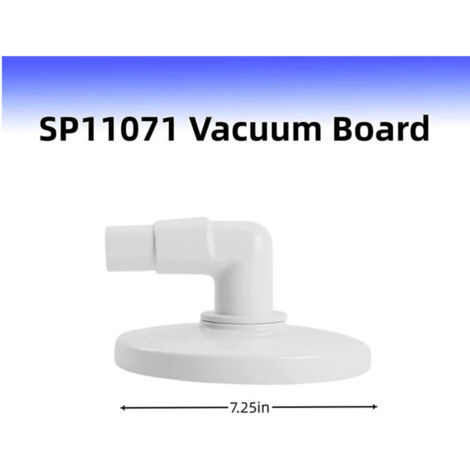 Plaque à Vide pour Skimmer avec Coude à 90° – Grand Adaptateur pour Piscine – Compatible Hayward SP11071