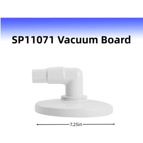 Plaque à Vide pour Skimmer avec Coude à 90° – Grand Adaptateur pour Piscine – Compatible Hayward SP11071