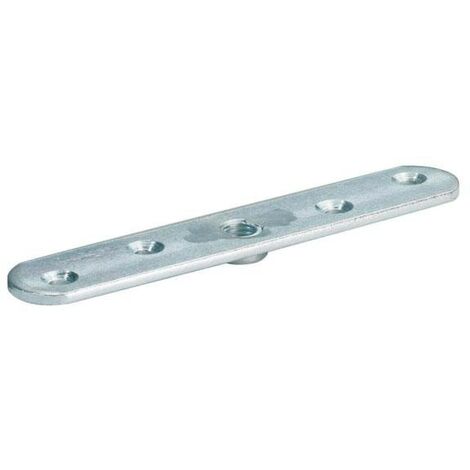 HBS Platine plate de fixation sur chant pour monture de portes coulissantes - type 40