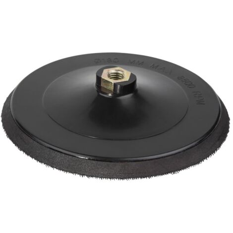 Plaque Abrasive Auto-adhésive Pour Meuleuse M14, ø180 Mm