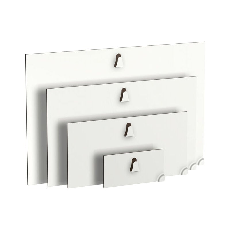 Plaque accrochage magnétique tableau pour cloison métallique - 12kg - Artiteq - Charge : 12 kg