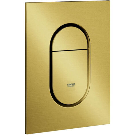 Plaque actionnement des toilettes GROHE Arena Cosmopolitan S 37624 2-M./Start&Stopp or brillant geb