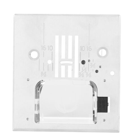 Plaque-aiguille en plastique et acier Q235, position précise et durable, compatible machines SC022, 2639, 2662 - remplacement plaque aiguille couture