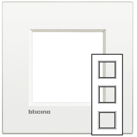 Plaque AIR Livinglight blanche 2 x 3 modules LNE4802M3BN