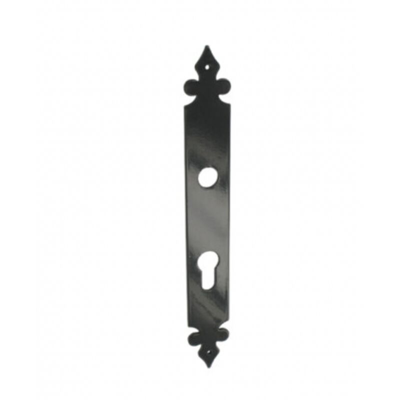 Tirard - Plaque en aluminium pour serrure de portail Noir - Noir