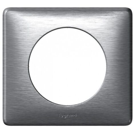 Plaque aluminiumm céliane 1 poste legrand