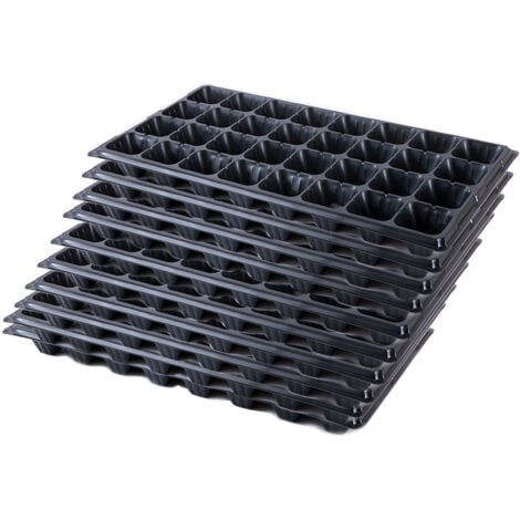 Plaque Alvéolée Semis 10 Pack Plateau de Semis, 32 Trous Cellules à Semis Plateau de Démarrage Plantation Conteneur Plaque de Semis,54x28cm,150g/pcs