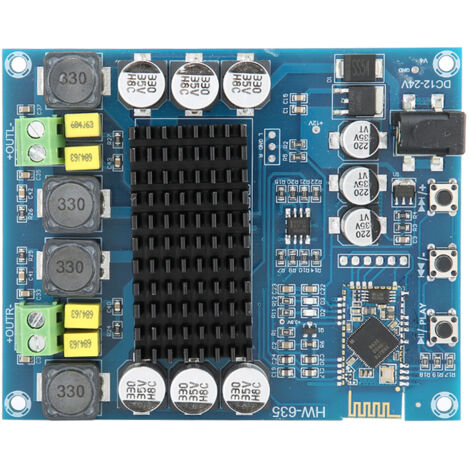 Plaque amplificateur audio numérique Bluetooth 120W HW-635, double canal sonore