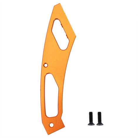 Plaque anti-flexion arrière en alliage d'aluminium pour HPI WR8 FLUX 1/8 - Compatible Ken Block Gymkhana Orange