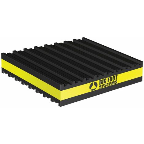 Salina – Plaque anti-vibrations 101x101mm – Mousse élastomère pour réduction bruit – Charge max 340kg – Épaisseur 22mm pour climatiseurs