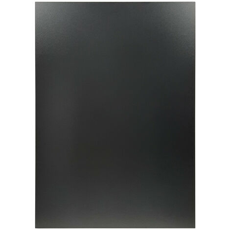 Plaque ardoisine mélaminée double face 69 x 49 cm – Support intérieur et extérieur – Écriture à la craie sur deux faces – Certifiée PEFC