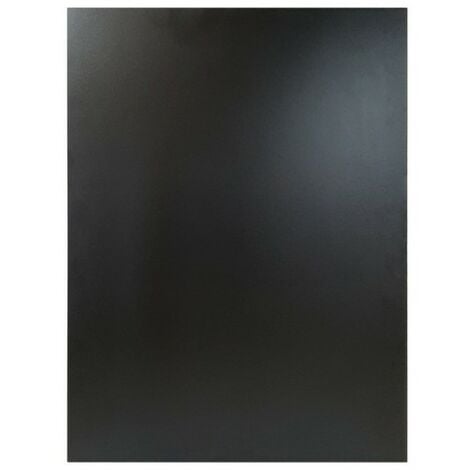 Plaque ardoisine mélaminée double face de dimensions 80 x 60 cm - Noir