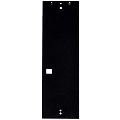 Plaque arrière - 2N - IP Verso - 3 modules - Noir - Sans fil