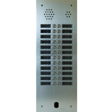 Plaque audio alu 2r 24bp 2VOICE complete URMET A83/224M