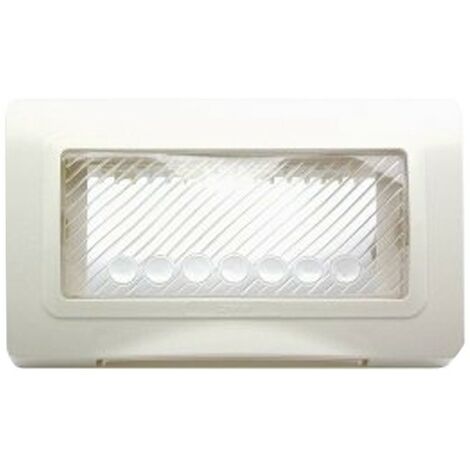 Plaque autoportante Ave système de 44 IP55 4 Modules Blanc 44SP04B