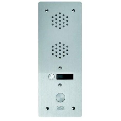 Plaque a.v alu 6mm 1r 01bp URMET 7771/1