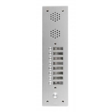 Plaque av alu 6mm 1r 08bp URMET 7771/8