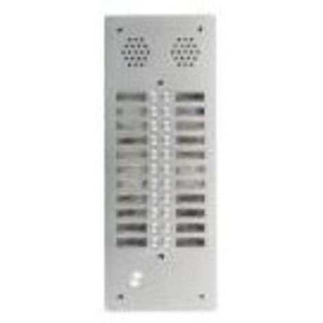 Plaque a.v alu 6mm 2r 22bp - URMET 7772/22