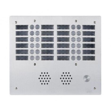 Plaque a.v alu 6mm 4r 24bp URMET 7774/24