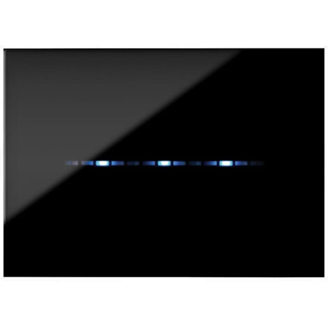 Plaque Ave YOUNGTOUCH couleur noir absolu touch 3 places 44PJTC3NAL