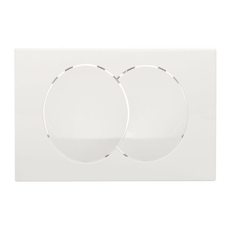 Plaque de commande Geberit Delta zero - Double touche