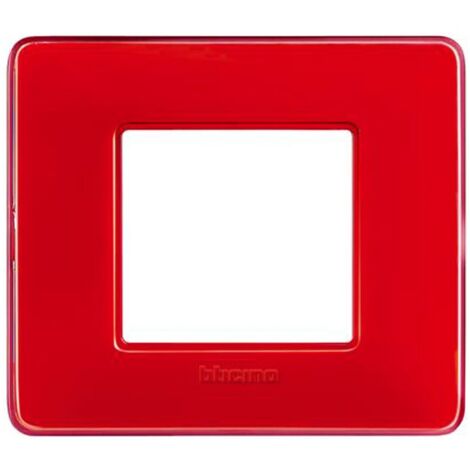 Plaque Bticino Matix 2 modules corail AM4802CRD