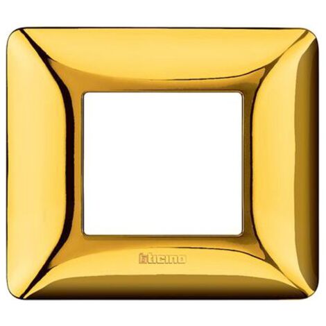 Plaque Bticino Matix 2 modules or brillant AM4802GOR