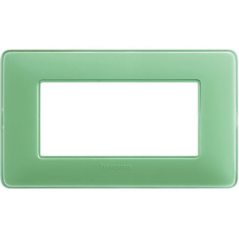 Plaque Bticino Matix 4 modules de thé vert AM4804CVC