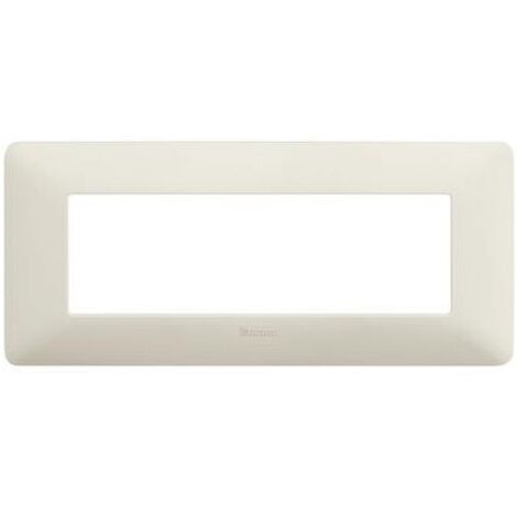 Plaque Bticino Matix 6 modules cendre AM4806BCN
