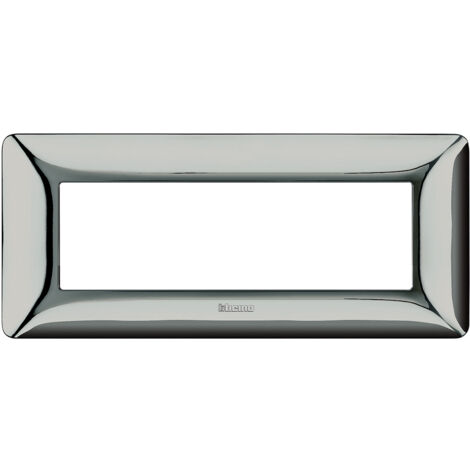 Plaque Bticino Matix 6 modules chrome brillant AM4806GCR