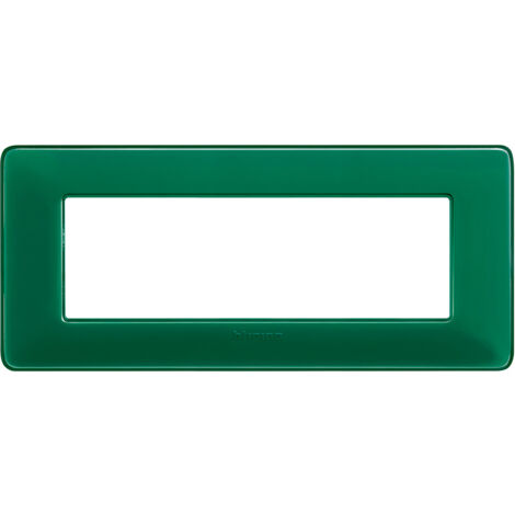 Plaque Bticino Matix 6 modules émeraude AM4806CVS
