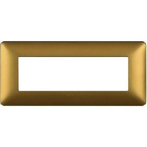 Plaque Bticino Matix 6 modules gold AM4806MGL