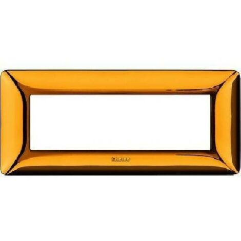 Plaque Bticino Matix 6 modules or brillant AM4806GOR