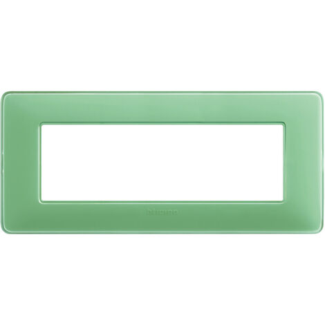 Plaque Bticino Matix 6 modules thé vert AM4806CVC