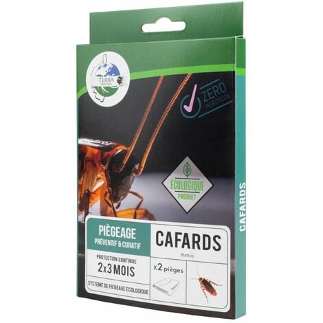 Stop Cafard - 20 Pièges à Cafards et Blattes. Produit Anti Cafard Puissant  Professionnel. Piege Cafard et Insecte Non Toxique : : Jardin