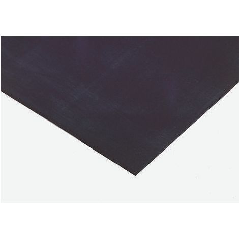 Plaque caoutchouc Néoprène noire, 1m x 600mm x 12mm
