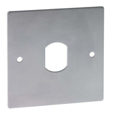 Plaque carré inox pour bouton poussoir PBP19TL - SEWOSY