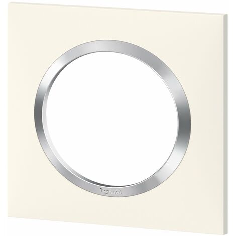 PLAQUE 2P BLANC CHROME DOOXIE