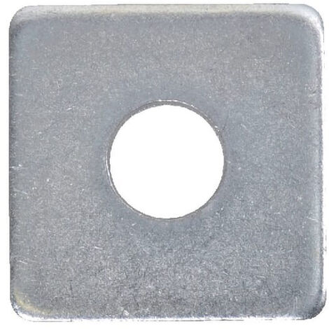 Plaque carrée M12 zinguée UNIVERSEL 43612