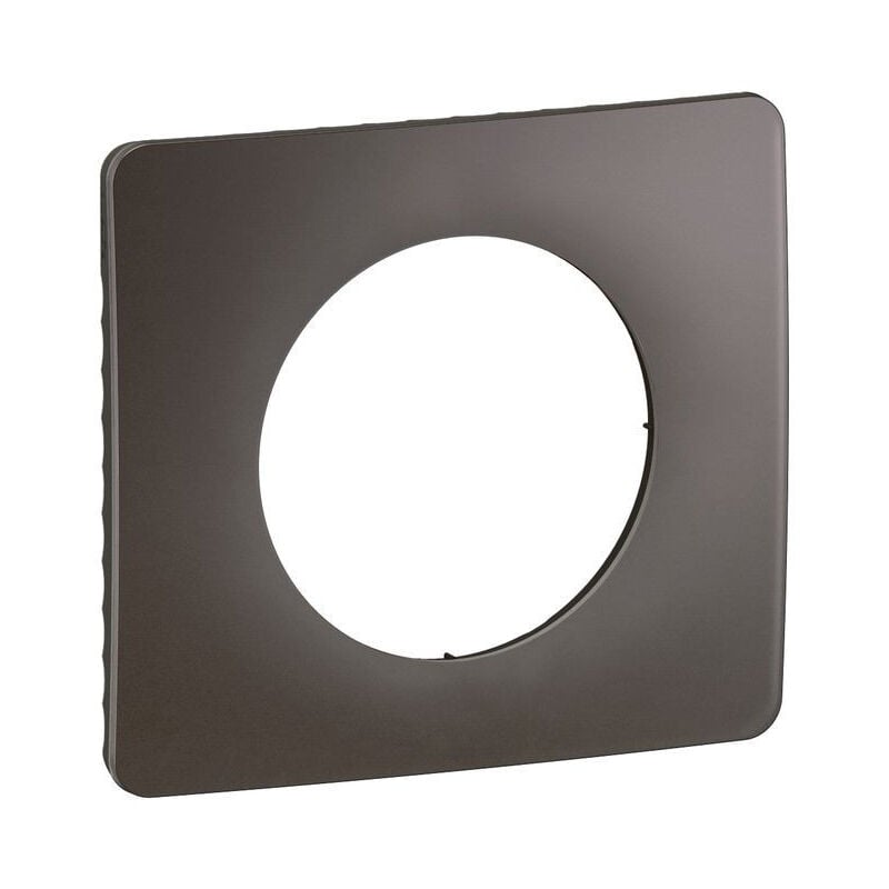 Plaque Céliane 1 poste - Gris Cendré emballage gd (CP1021)