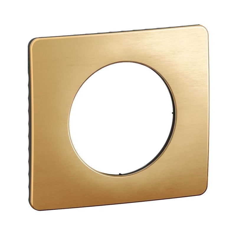 Legrand - Plaque Céliane 1 poste - Laiton Satiné emballage gd (CP1221)