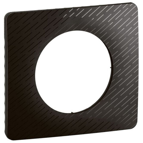 Plaque Céliane 1 poste Noir Météore LEGRAND CP0721